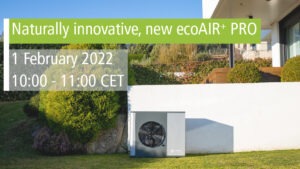Webinar "Naturally innovative, new ecoAIR+ PRO" by Ecoforest.