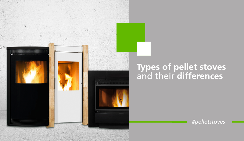 Types of Ecoforest pellet stoves and their differences.