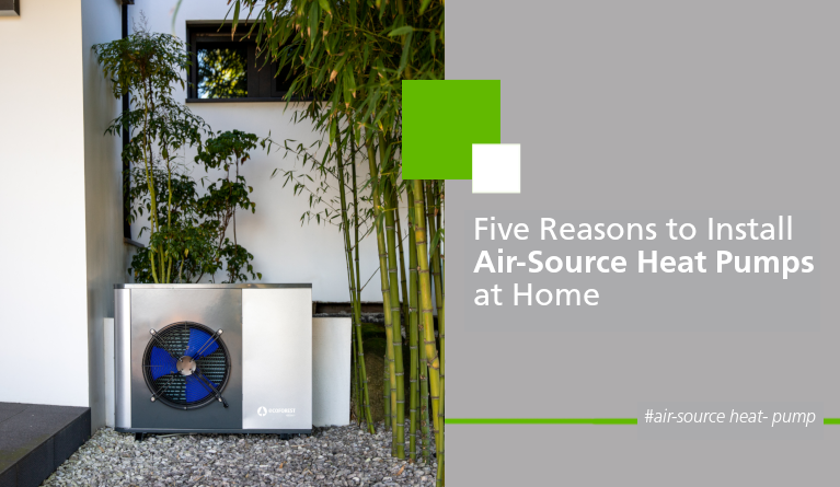 Five reasons to install air-source heat pumps in your home. Ecoforest.