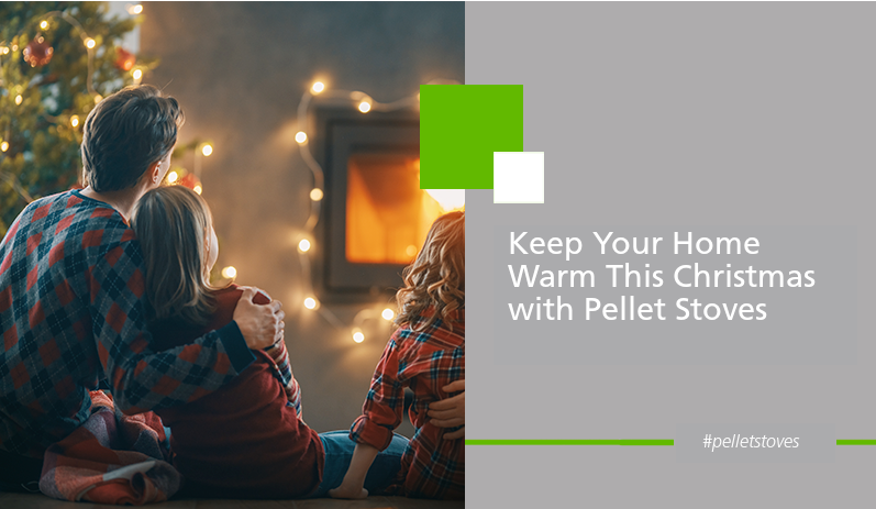 Keep your home warm in Christmas with pellet stoves. Ecoforest.
