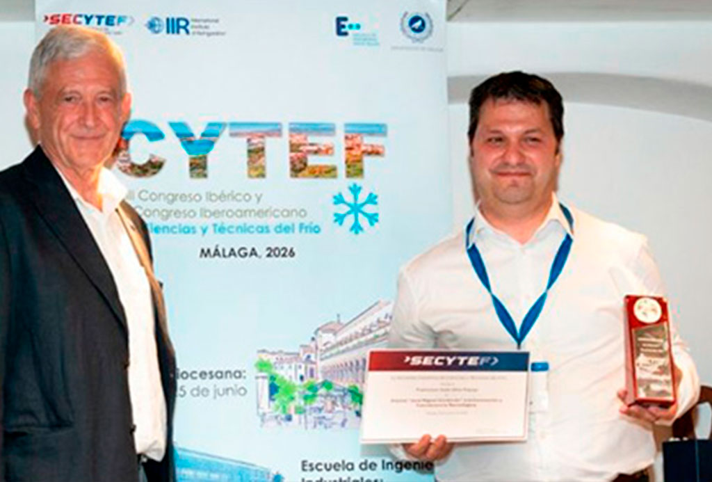 Francisco Uhía, director de I+D de Ecoforest, recibe el Premio SECYTEF "José Miguel Corberán" 2026 a la Innovación y la Transferencia Tecnológica Francisco Uhía, director de I+D de Ecoforest, recibe el Premio SECYTEF «𝗝𝗼𝘀𝗲́ 𝗠𝗶𝗴𝘂𝗲𝗹 𝗖𝗼𝗿𝗯𝗲𝗿𝗮́𝗻» 2026 a la Innovación y la Transferencia Tecnológica.